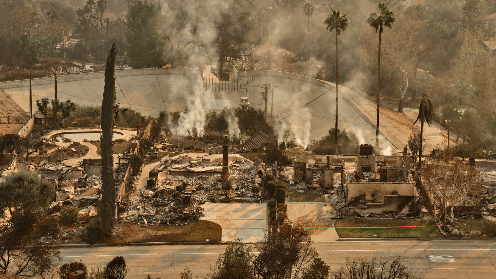 Damage caused by the Eaton Fire