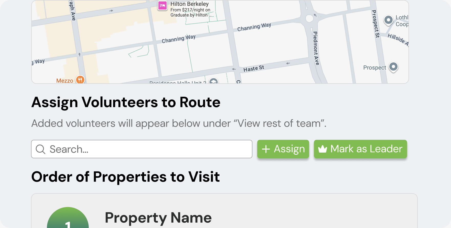 Low-fidelity route planning and team assignment design